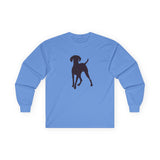 Hungarian Vizsla Unisex Cotton Long Sleeve Tee