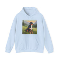 Greater Swiss Mountain Dog Unisex 50/50 Hooded Sweatshirt