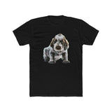 Spinone Italiano. -  Men's Fitted Cotton Crew Tee