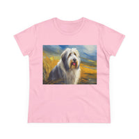 Old English Sheepdog Women's Midweight Cotton Tee
