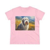 Old English Sheepdog Women's Midweight Cotton Tee