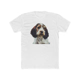Petit Basset Griffon Vendéen Men's Fitted Cotton Crew Tee