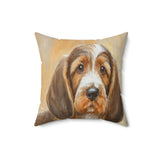 Basset Fauve de Bretagne Polyester Throw Pillow