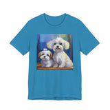 Maltese Puppies Unisex Jersey Short Sleeve Tee