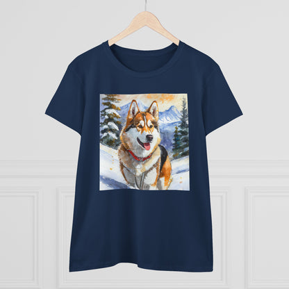 Chinook 'Sled Dog' Women's Midweight Cotton Tee