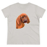 Redbone Coonhound Women's Midweight Cotton Tee