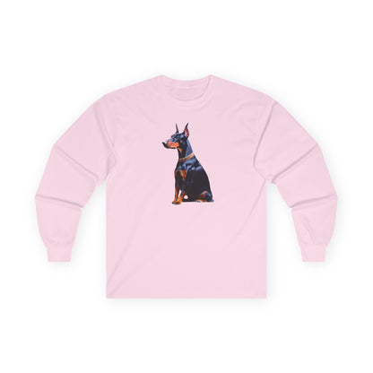 Doberman Pinscher - Unisex Classic Cotton Long Sleeve Tee