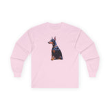 Doberman Pinscher - Unisex Classic Cotton Long Sleeve Tee