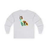 Rough Coated Collie "Ramsey" Classic Cotton Long Sleeve Tee