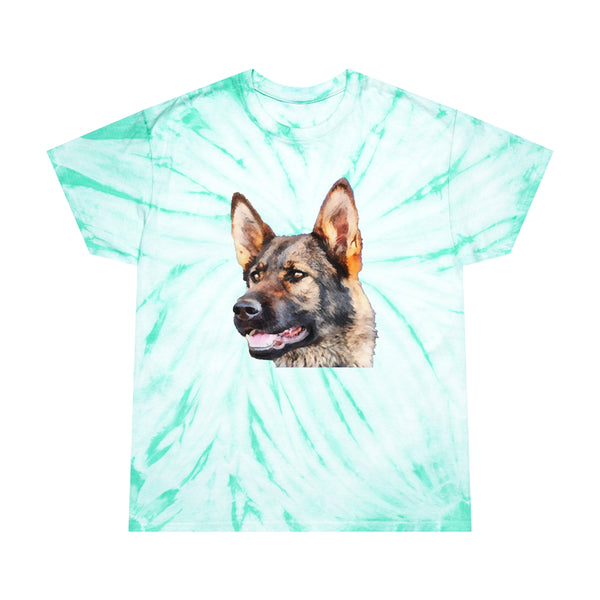 German Shepherd Tie-Dye Tee, Cyclone