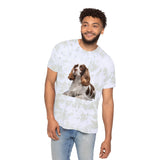 French Spaniel WD Fashion Tie-Dyed T-Shirt