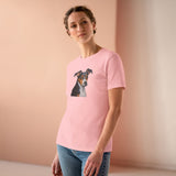 Teddy Roosevelt Terrier Women's Relaxed Fit Cotton Tee