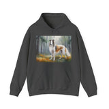 Borzoi 'Russian Wolfhound' Unisex Hooded Sweatshirt