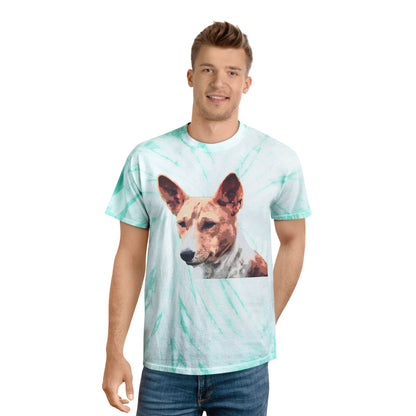 Basenji Unisex Cotton Tie-Dye Tee, Cyclone