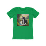 Portuguese Water Dog Women's Slim Fitted Tee