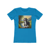 Portuguese Water Dog Women's Slim Fitted Tee
