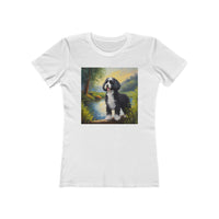 Portuguese Water Dog Women's Slim Fitted Tee