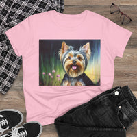 Yorkie #3 Women's Midweight Cotton Tee