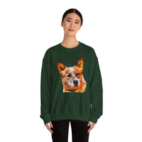 Red Heeler - Australian Cattle Dog - Unisex 50/50 Crewneck Sweatshirt