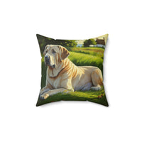 Broholmer - Danish Mastiff  -- Spun Polyester Throw Pillow