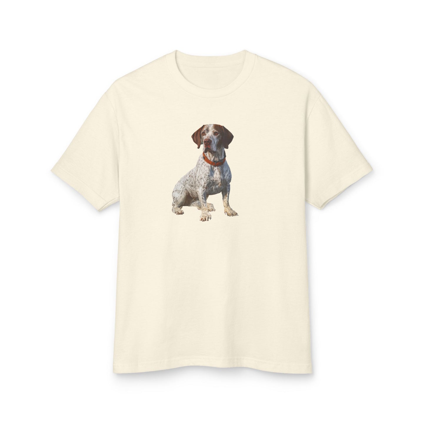 Braque du Bourbonnai - Unisex Relaxed Fit Garment-Dyed Heavyweight Cotton Tee