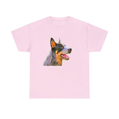 Blue Heeler 'Percy' Unisex Heavy Cotton Tee
