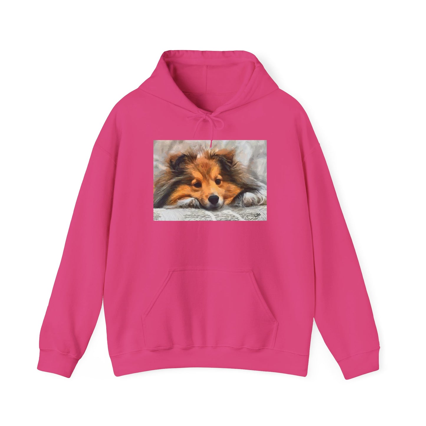 Shetland Sheepdog 'Sleepy Sheltie' Cozy Hoodie