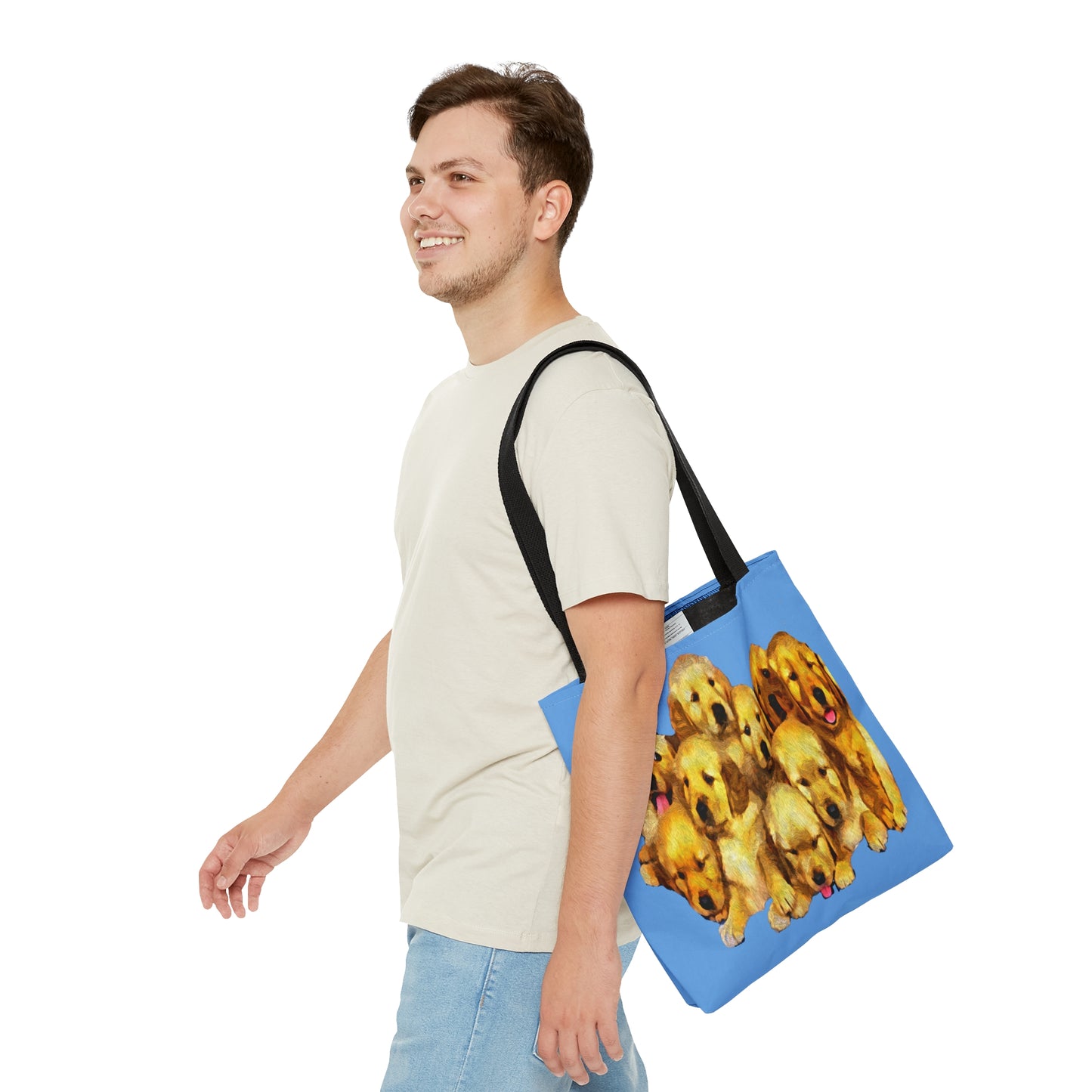 Golden Retriever Puppies Tote Bag