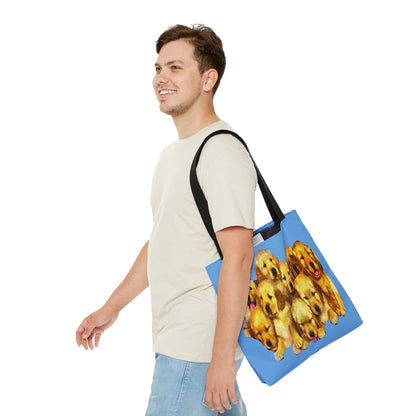 Golden Retriever Puppies Tote Bag