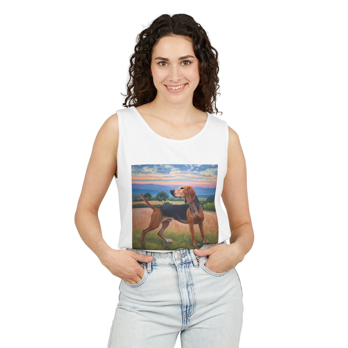 Segugio Italiano  - Unisex Relaxed Fit Garment-Dyed Tank Top