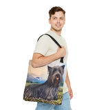 Skye Terrier Polyester Tote Bag (AOP)