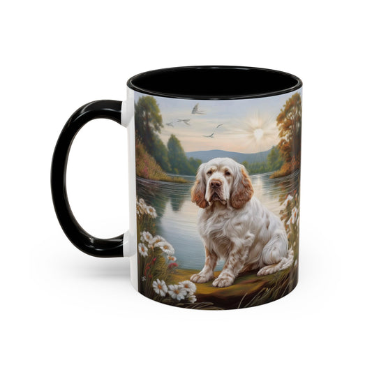Clumber Spaniel Fine Art Ceramic Accent Coffee Mug