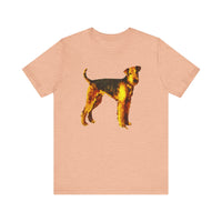 Airedale Terrier 'Lucy' Unisex Jersey Short Sleeve Tee