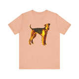 Airedale Terrier 'Lucy' Unisex Jersey Short Sleeve Tee