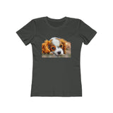 Cavalier King Charles Spaniel Puppy - Women's Slim Fit Tee