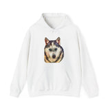 Siberian Husky 'Sacha' Unisex 50/50 Hoodie