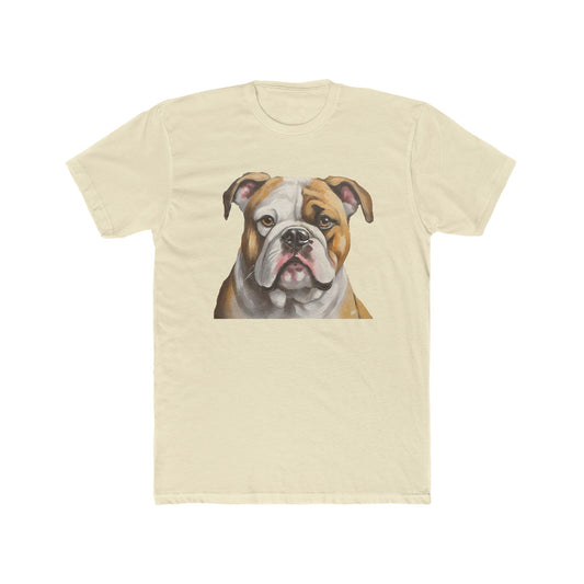 American Bulldog Men's Fitted Cotton Crew Tee