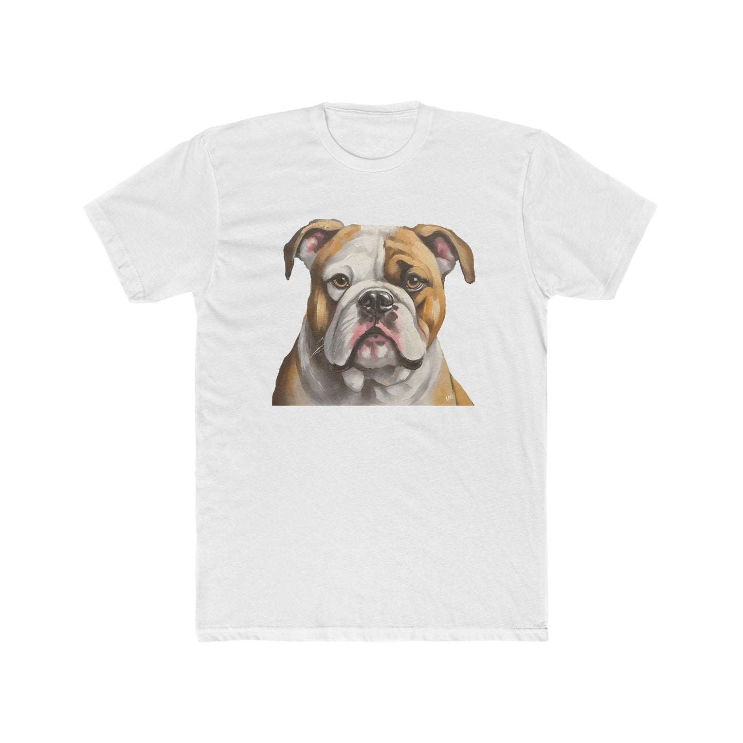 American Bulldog Men's Fitted Cotton Crew Tee
