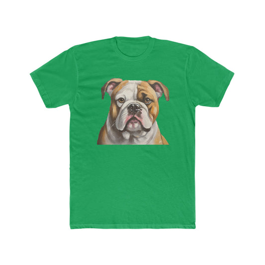 American Bulldog Men's Fitted Cotton Crew Tee