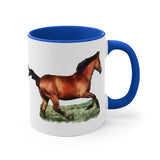 Horse 'Sam' Accent Coffee Mug, 11oz