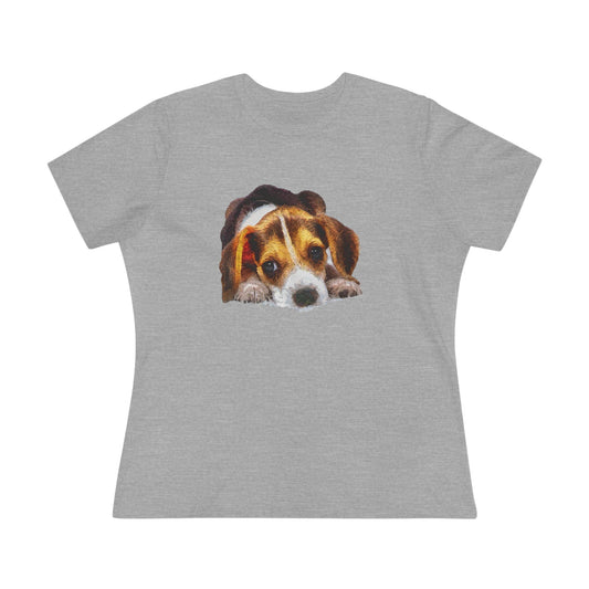 Beagle 'Daisy Mae' Women's Relaxed Fit Cotton Tee