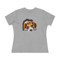 Beagle 'Daisy Mae' Women's Relaxed Fit Cotton Tee