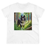 Ethereal Karelian Bear Dog Women's Cotton Tee