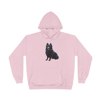 Schipperke Unisex Dog Lover  Fleece Lined Hoodie