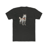 Yakutian Laika Men's Fitted Cotton Crew Tee