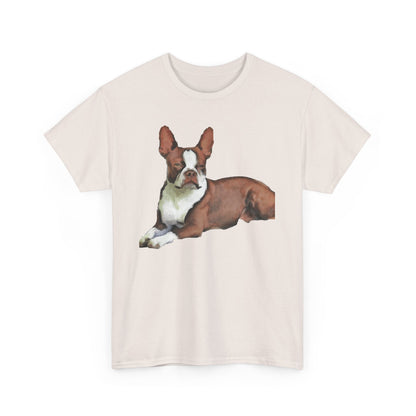 Boston Terrier 'Seely' Unisex Heavy Cotton Tee