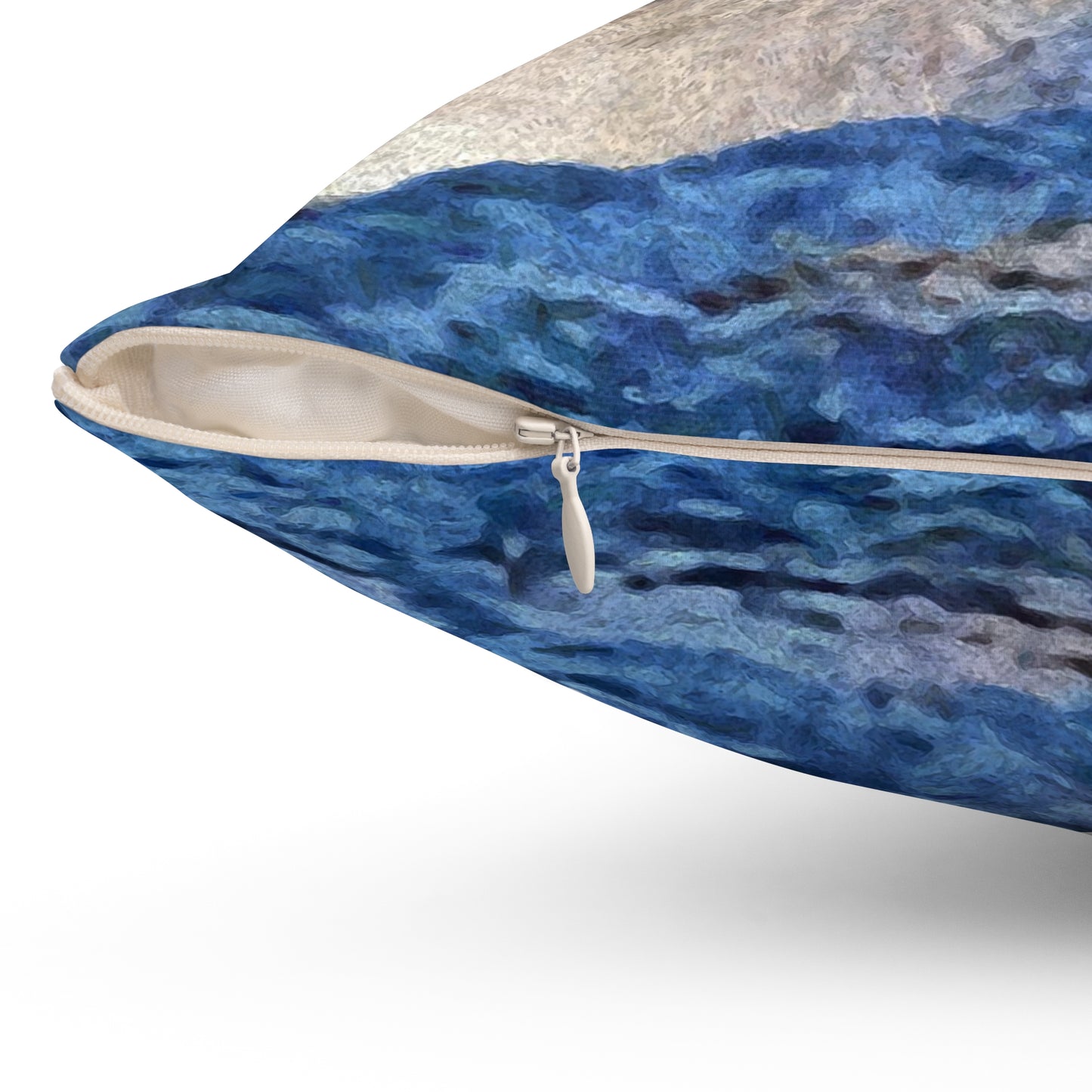 Whale 'Leviathan' Spun Polyester Throw Pillow
