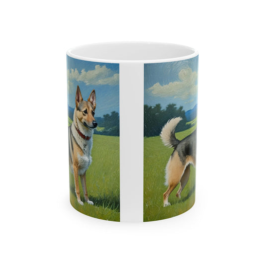 Swedish Vallhund Ceramic Mug - 2 Sizes