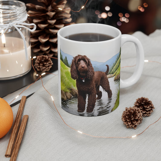 Irish Water Spaniel Ceramic Mug 11oz