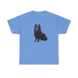 Schipperke Dog Graphic Unisex Heavy Cotton Tee - Ideal for Pet Lovers